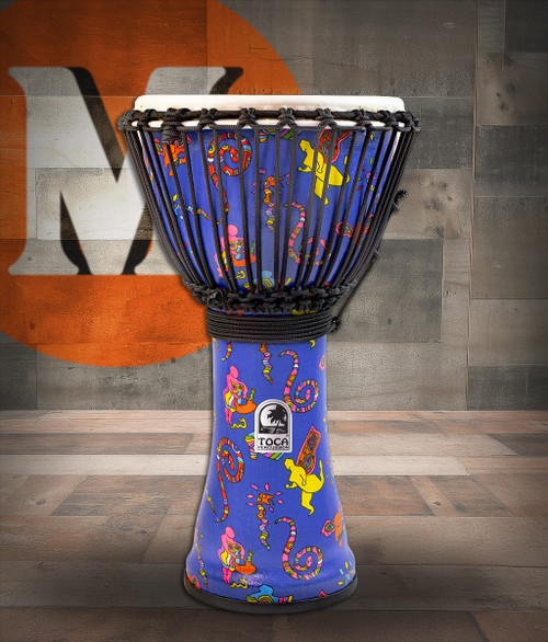 Toca Freestyle Rope-Tuned Djembe, 14" - Fever Dream (SFDJ-14FD) | Musician Madness