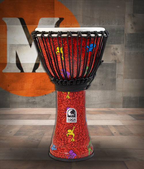 Toca Freestyle Rope-Tuned Djembe, 14" - Jam Fest (SFDJ-14JF) | Musician Madness