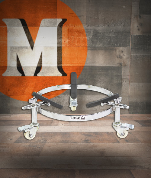 Toca Folding Barrel Drum Stand - Low Profile (TFBSL-C) | Musician Madness