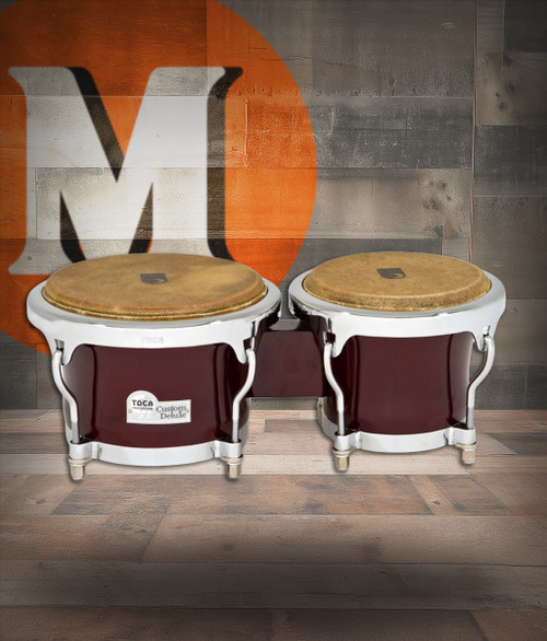 Toca Custom Deluxe Bongos - Dark Wood (4600-DW) | Musician Madness