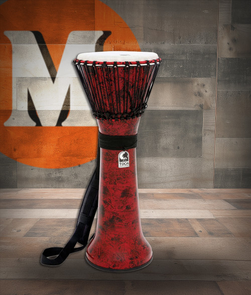 Toca Synthetic Klong Yao Drum, 12" - Red (SFKD-12R)