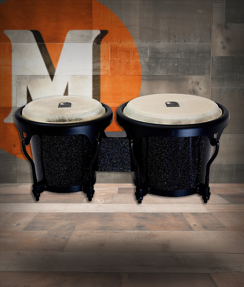 Toca Player's Series Wood Bongos - Black Sparkle (2400-BKS)