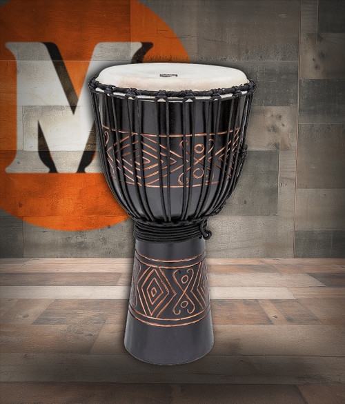 Toca Street Series Djembe, 12" Large - Black Onyx (TSSDJ-LBO) | Musician Madness