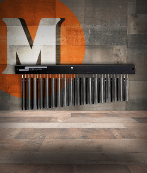 Toca Spectrasound SM-35ZA 35-Bar Mark Tree - Black & Natural Aluminum (SM-35ZA)