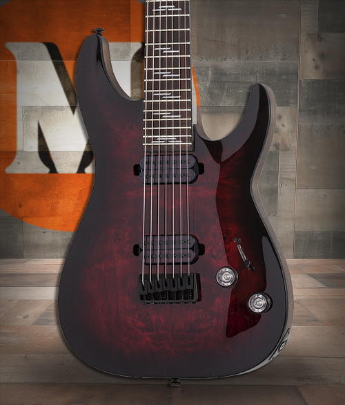 Schecter Omen Elite-7 - Black Cherry Burst (2456)