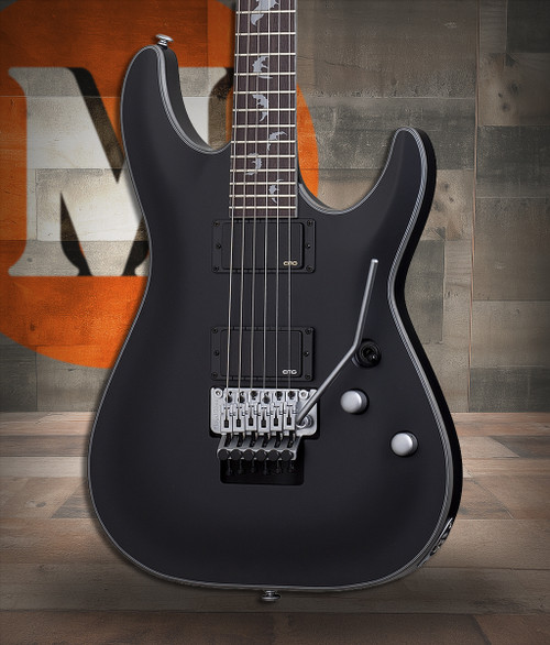 Schecter Damien Platinum-6 FR S Electric Guitar - Satin Black