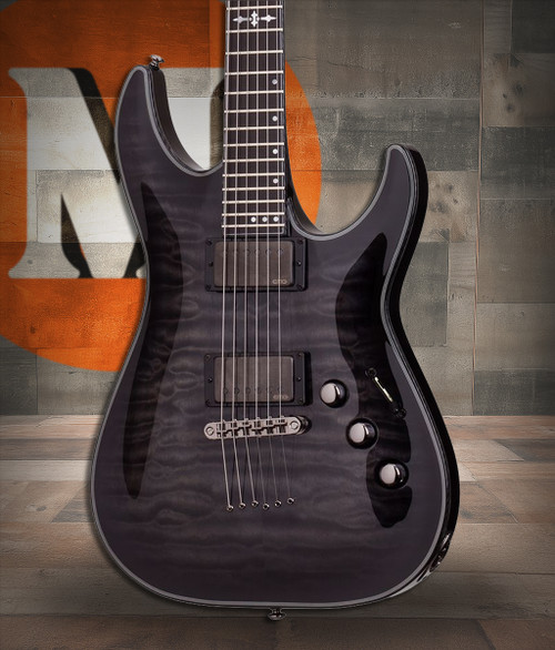 Schecter Hellraiser Hybrid C-1 - Trans Black Burst (TBB) (1922) | Musician Madness