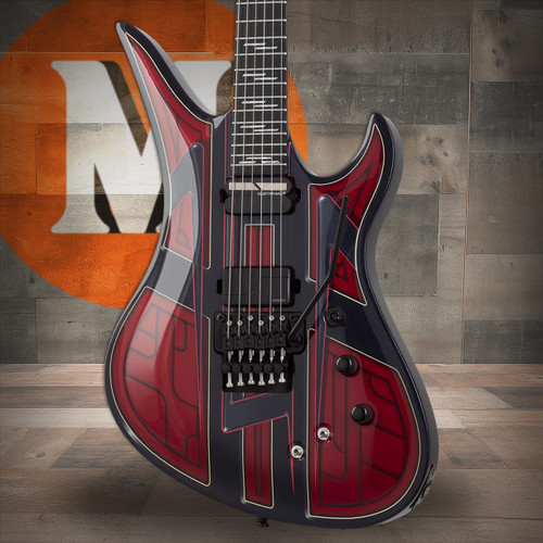Schecter Avenger FR-S Przym Vespid Electric Guitar - Metallic Red (928)