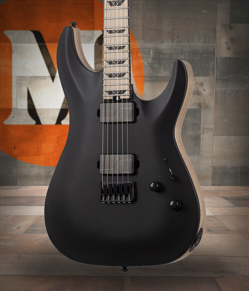 Schecter C-1 SLS Custom - Satin Black (1382)
