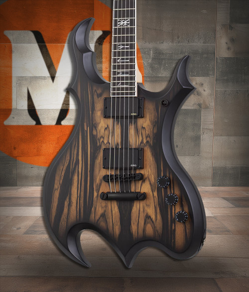 Schecter Wrathmaker - Pale Moon Ebony with Black Burst (4588)