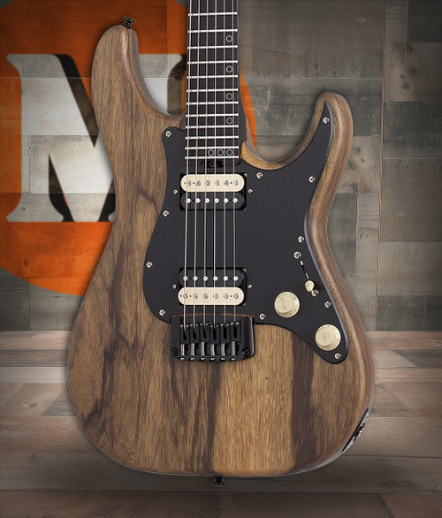 Schecter Sun Valley Super Shredder Exotic HT Black Limba - Natural Satin (1269)