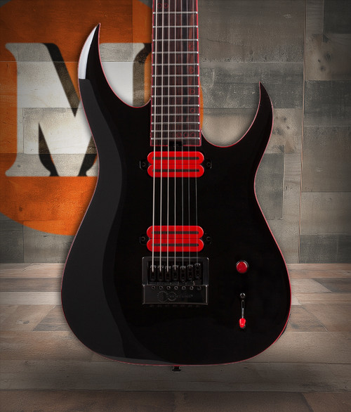 Schecter Sunset-7 ET Red Dawn - Gloss Black (3893)