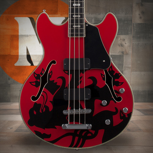 Schecter Simon Gallup Corsair Electric Guitar - Red (2240)