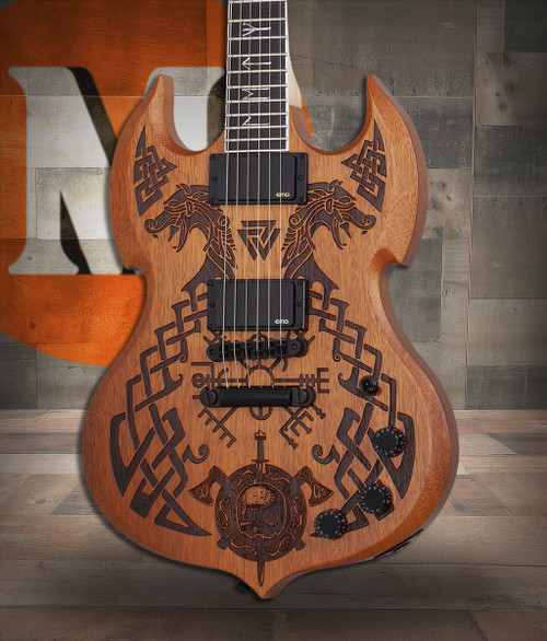 Schecter Barbarian Carveworks - Natural Satin (4586)