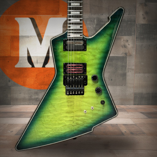 Schecter E-1 FR S Special Edition Electric Guitar - Green Burst (3255) | Musician Madness