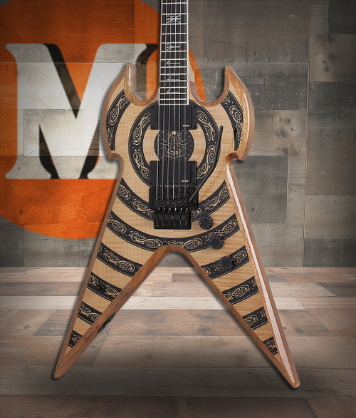 Schecter Warhammer FR Norse Dragon Bullseye - RawTop (4573) | Musician Madness