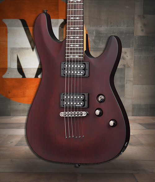 Schecter Omen-6 - Walnut Satin (WSN) (2062) | Musician Madness
