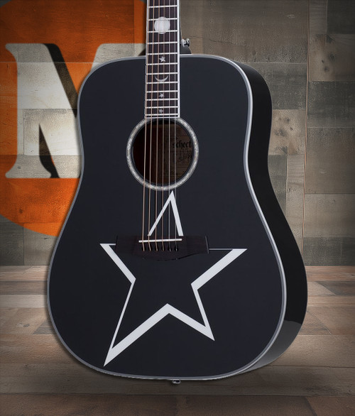 Schecter Robert Smith RS-1000 Busker Acoustic - Gloss Black (283) | Musician Madness
