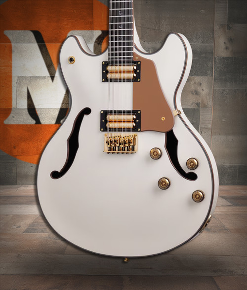 Schecter Wayne Hussey Corsair-12 - Ivory (267)