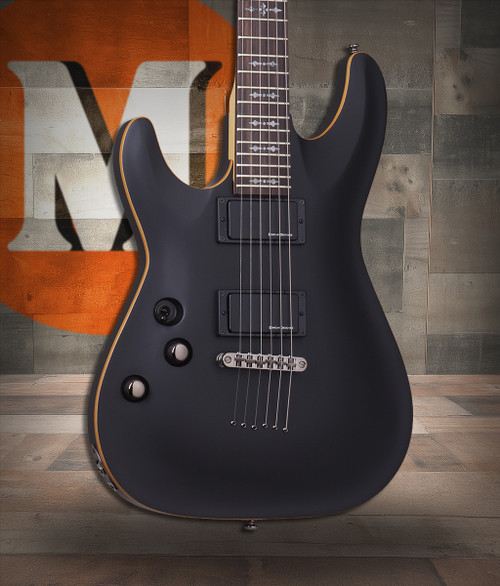 Schecter Demon-6 LH - Satin Black (3665) | Musician Madness