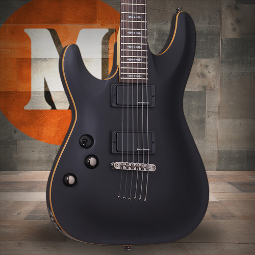 Schecter Demon-6 LH - Satin Black (3665) | Musician Madness