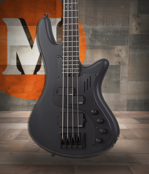 Schecter Stiletto-4 Stealth Pro - Satin Black (2270) | Musician Madness
