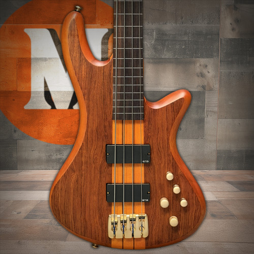 Schecter Stiletto Studio-4 FL - Honey Satin (2750) | Musician Madness