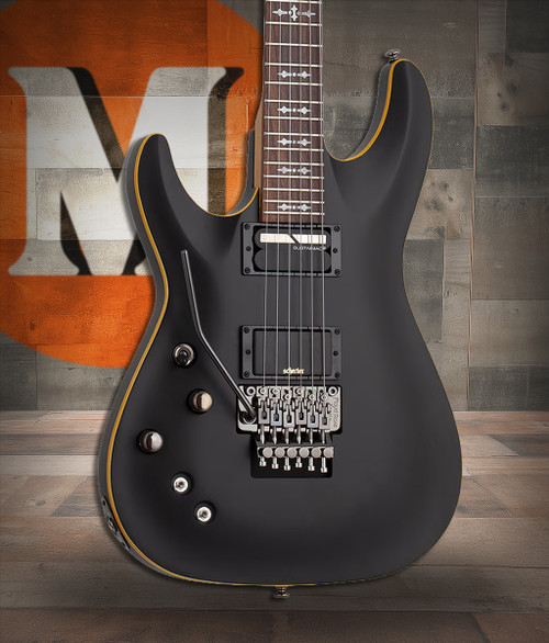 Schecter Demon-6 FR-S LH - Aged Black Satin (3670) | Musician Madness