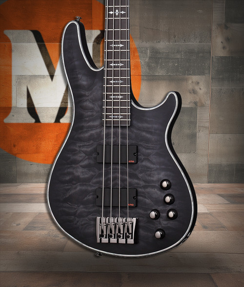 Schecter Hellraiser Extreme-4 - See-Thru Black Satin (STBLS) (1909)