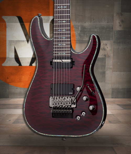 Schecter Hellraiser C-7 FR S - Black Cherry (BCH) (1829) | Musician Madness