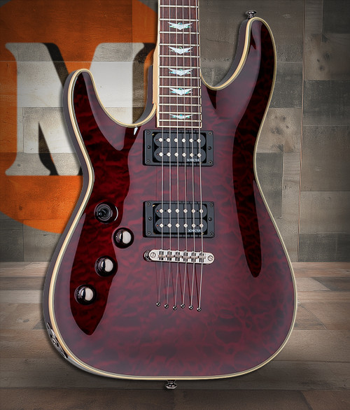 Schecter Omen Extreme-6 LH - Black Cherry (2009) | Musician Madness