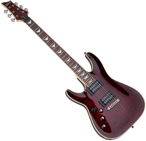 Schecter Omen Extreme-6 LH - Black Cherry (2009) | Musician Madness