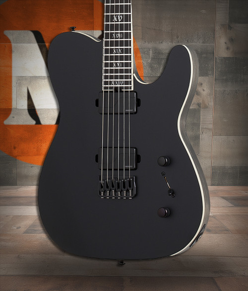 Schecter PT SLS Elite Evil Twin - Satin Black (1342) | Musician Madness
