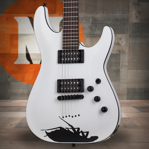 Schecter C-1 Jerry Horton 25th Anniversary - White (523) | Musician Madness