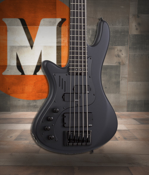 Schecter Stiletto-5 Stealth Pro LH - Satin Black (2274) | Musician Madness