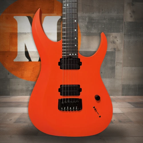 Schecter USA Sunset Extreme Neon Electric Guitar – Neon Orange (7221)