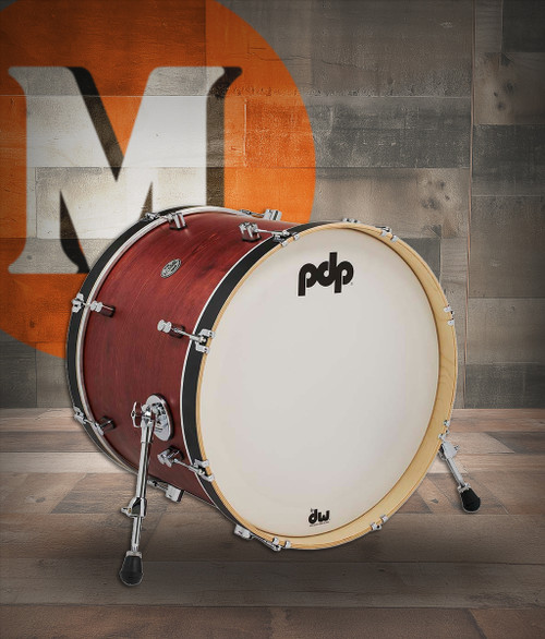 PDP Concept Classic 16x22 Kick - Ox Blood Stain (PDCC1622KKOB) | Musician Madness