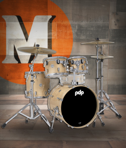 PDP Concept Maple - Natural, Chrome Hardware 4 Piece Fusion (PDCM20FNNA)