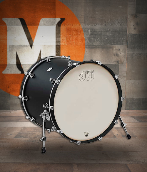 DW Design Kick 18X22 Black Satin (DDLM1822KKBL)|Musician Madness