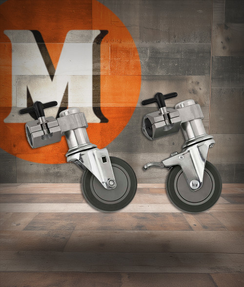 DW 9000 Series Rack Casters (Pair) (DWCPRKCAST)|Musician Madness
