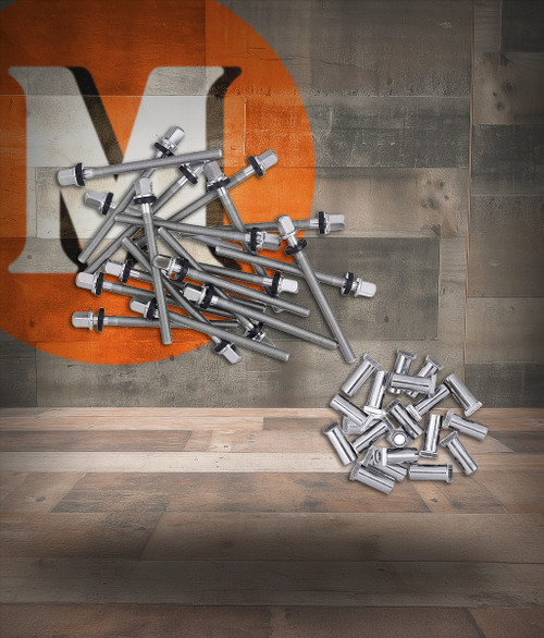 DW True Pitch 50 Tension Rod w/ Receiver, 6" Snare (20 PK) (DWSMTP50S6)