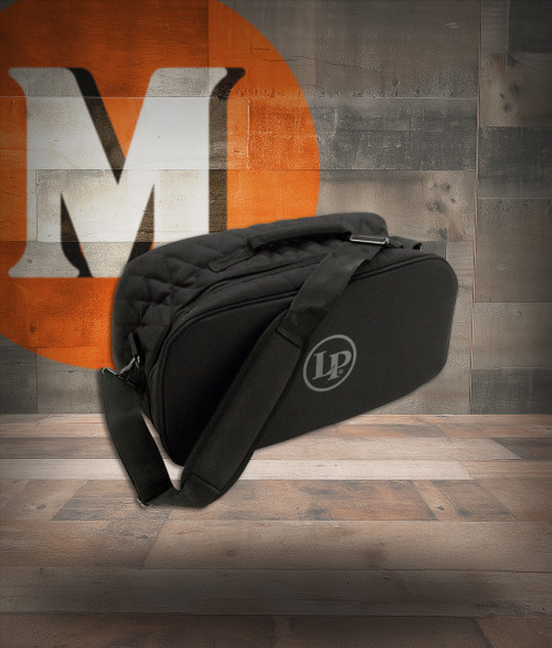 Latin Percussion LP LG Blk Bongo Bag w/Pouch (LP532-BK)|Musician Madness