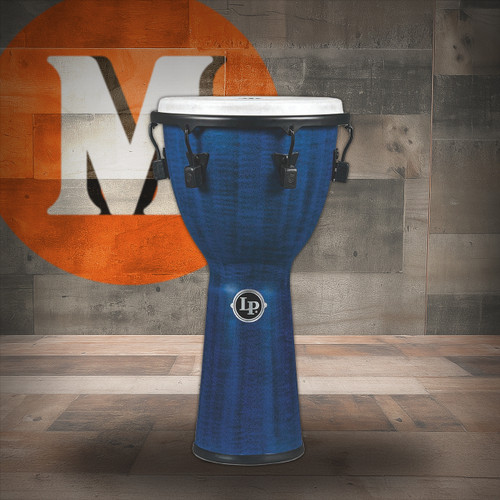 Latin Percussion LP World Beat FX Mech 12 1/2" Djembe - Synthetic Blue (LP727B) | Musician Madness