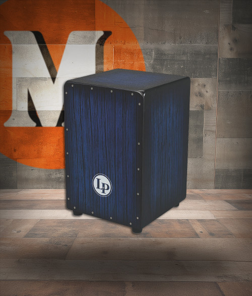 Latin Percussion LP Aspire Accent Cajon - Blue Burst Streak (LPA1332-BBS)