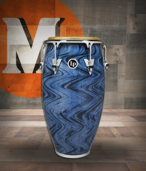 Latin Percussion LP J Madera CCII 12 1/2" Tumba Blue Swirl (LPL552X-JM)|Musician Madness