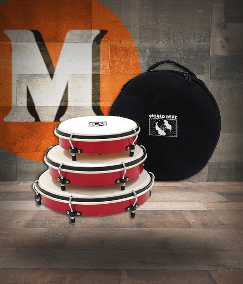 Latin Percussion LP World Beat 8 10 12 Plenera Pvc With Bag (WB505)|Musician Madness