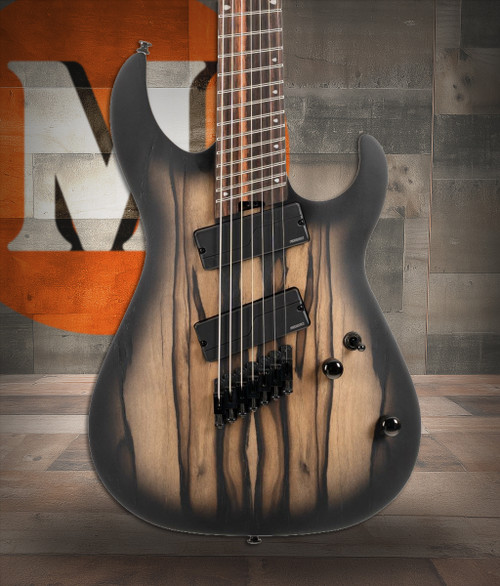 Cort KX507MS-NBB KX Series Pale Moon 7-String Multi-Scale Electric Guitar - Natural Black Burst (KX507MS-NBB-U)|Musician Madness