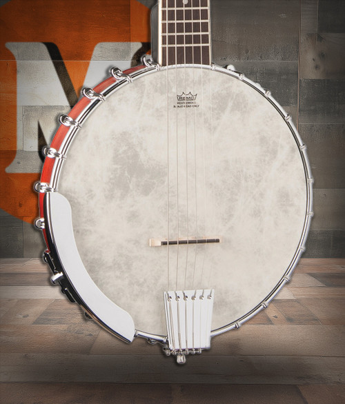 Washburn B6 Americana Series (6 String) Open Back Banjo (B6-A-U)