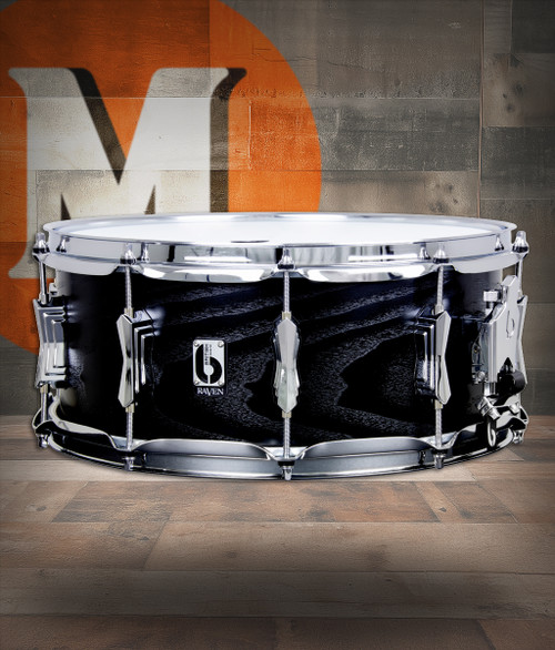 British Drum Co. RAV-14-6-SN Raven Series Snare Drum 6" x 14" (RAV-14-6-SN-U)