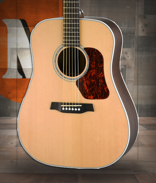 Walden D803E Natura All-Solid Sitka - Ovangkol Dreadnought Acoustic-Electric - Satin Natural (D803E/W) | Musician Madness